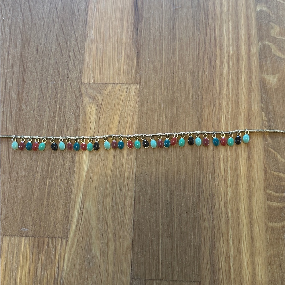 Liz Claiborne fringe statement necklace - Picture 4 of 5